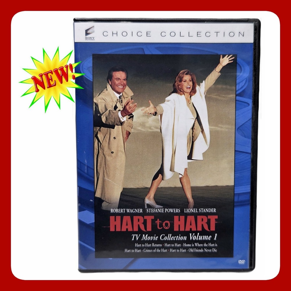 Hart To TV Movie Collection Volume 1 DVD 4-Disc Set Robert Wagner Brand New